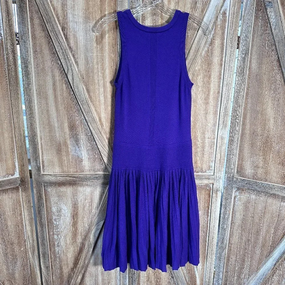 Milly of New York Josephine Fit & Flare Sleeveless Knit Dress - Picture 7 of 8